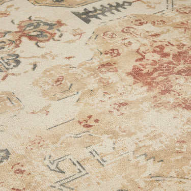 Traditional Modern Teepee Vintage Beige Multi Rug
