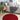 Origins My Red Washable Non-Slip Polypropylene Shaggy Rug - Round 100x100 cm (3'4"x3'4")