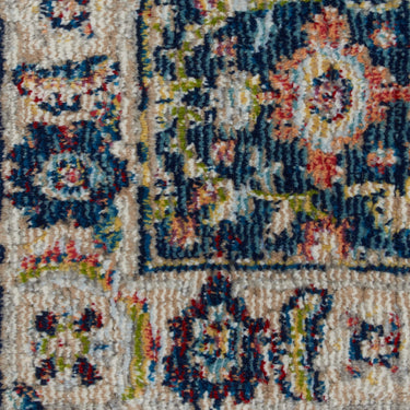 Nourison Ankara Antique ANR13 Multicolour Polypropylene Traditional Vintage Textured Rug