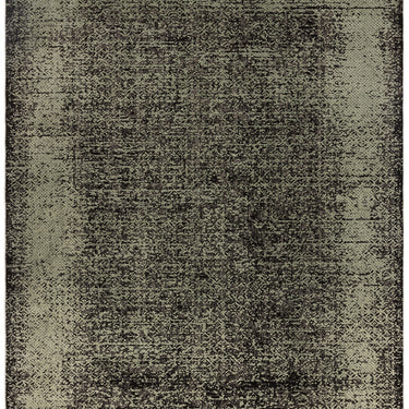 Elodie Contemporary Rug Modern Luxurious Soft Silky Metallic Shine Abstract Rug in Sage Black