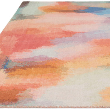 Vision Diffuse Wool Ombre Effect Hand Tufted Short Pile Modern Abstract Rug in Multi Colours