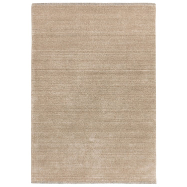 Linley Hand Woven Viscose Beige Plain Rug in 200 x 300 cm