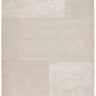 Asiatic London Tate Blocks Ivory Hand-Carved Wool Viscose Geometric Rug - Medium 120x170 cm (4'x5'6")
