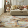 Consept Looms Lux LUX03 Machine Multicolour Washable Non-Slip Abstract Geometric Rug - Medium 120x180 cm (4'x6')