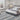 Mason Grid Modern Art Abstract Stripes Soft Rug in Blue Cream