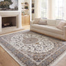 Royality ROY101 Cream Traditional Bordered Persian-Style Rug - 250 x 350 cm (8'3"x11'6")