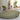 Asiatic London Halo Sage Oval Tufted Ombre Green Hand-Carved Wool Viscose Bordered Rug