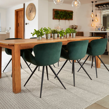 Origins Cable Chunky Knitted Soft Handmade Wool Rugs in Warm Grey, Blush and Natural