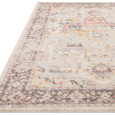 Flores Kira FR04 Traditional Classic Bordered Persian Floral Vintage Rug in Multi