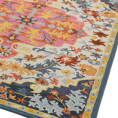 Asiatic London Bronte Tufted Multi Colour Handmade Wool Cotton Persian Rug