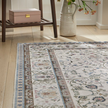 Consept Looms Liberty Classic LIB202 Pastel Multi Washable Non-Slip Traditional Hallway Runner Rug