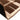 Fable Chocolate Brown Hand-Tufted Wool Checked Rug - Angle 3