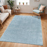 Cloudy Blue Soft Plush Shaggy Rug - Medium 140 x 200 cm (4'7"x6'7")