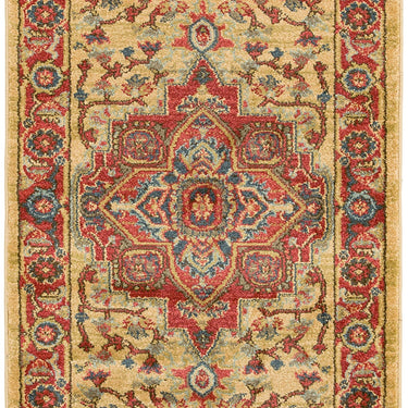 Asiatic London Windsor WIN10 Classic Rust Cream Polypropylene Persian Traditional Flatweave Hallway Runner Rug - 67x230cm (2'2''x7'7'') Runner