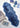 Origins Genuine Animal Fur Soft Navy Blue Wool Sheepskin Shaggy Textured Rug - Double 70x175 cm (2'3"x5'8")