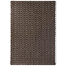 Hand Made Urbane Chocolate 100% New Zealand Wool Rug - Small 80x150 cm (2'6"x5')