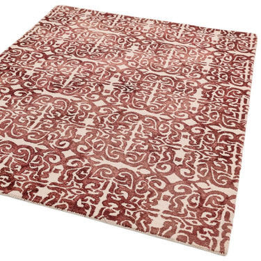 Asiatic London Fresco Tufted Red Extra Handmade Wool Cotton Floral Rug 200x300 cm