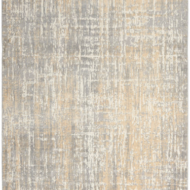 Calvin Enchanting ECH04 Grey Beige Polypropylene Abstract Modern Rug