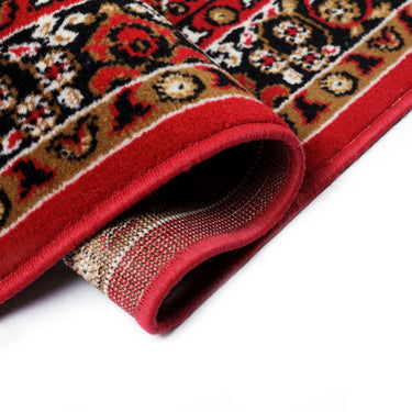 Element Prime Lancaster Traditional Oriental Classic Rugs in Red Beige and Grey