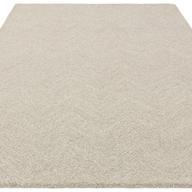 Asiatic London Theodore Contemporary Blend Hand-Tufted Chevron Sand Handmade Wool Textured Rug