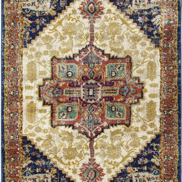 Origins Granada Traditional Bordered Rug & Hallway Runner in Amber 200 x 290 cm