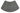My Mat Soft Washable Bathroom Non Slip Oval, Scallop and Curve Shaped Soft Shag Rug in Ghost Grey