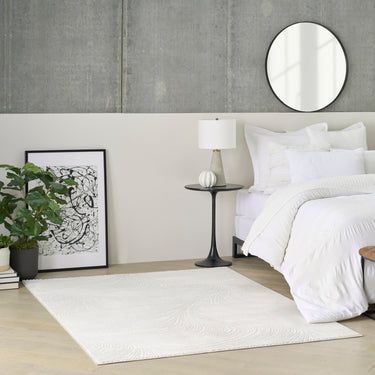 DKNY Central Park West CEP02 Swirl Pattern Jute Abstract Modern Rug