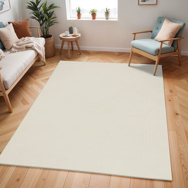 Freud Modern High Pile Ivory Rug