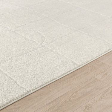 Freud Modern High Pile Ivory Rug
