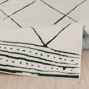 Freud Modern High Pile Black Rug