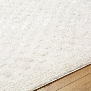 Freud Modern High Pile Checkered Runner Ivory