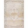 Fifth Avenue Vintage Traditional Brown, Light Grey & Off-White Rug - Design FIF2302 - Large Plus 152x225 cm (5' x 7'5'')