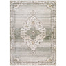 Fifth Avenue Vintage Traditional Grey, Off-White & Olive Rug - Large Plus 152x225 cm (5' x 7'5'')