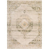 Fifth Avenue Vintage Traditional Green, Light Grey & Off-White Rug - Large Plus 152x225 cm (5' x 7'5'')