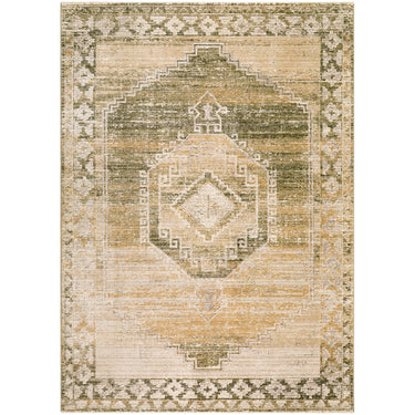 Fifth Avenue Vintage Traditional Green Rug