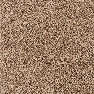 Lilly Shaggy Solid Color Plush Pile Dark Beige Rug