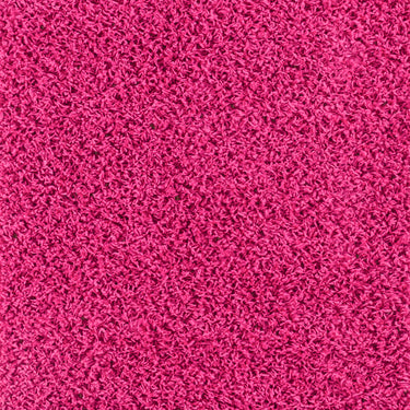 Lilly Shaggy Solid Color Plush Pile Fuschia Pink Rug