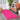 Fivelands Shaggy Solid Color Pink & Fuchsia Rug