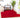 Fivelands Solid Color Plush Soft Pile Shaggy Red Rug