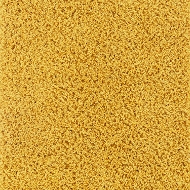 Lilly Shaggy Solid Color Plush Pile Yellow Rug