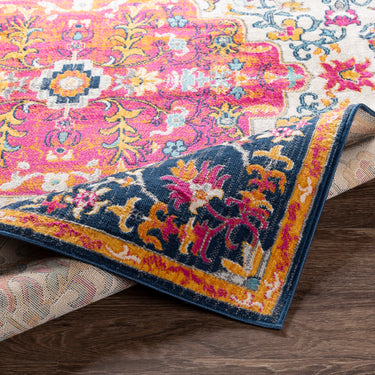 Floransa Vintage Traditional Boho Runner Pink