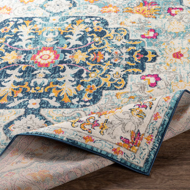 Floransa Vintage Traditional Boho Runner Blue