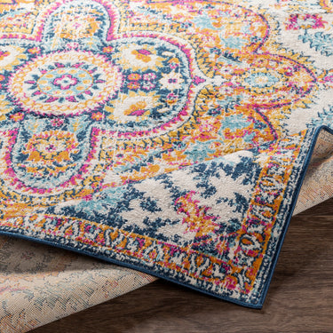 Floransa Vintage Traditional Boho Runner Blue