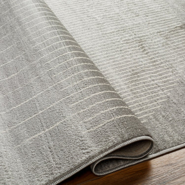Floransa Geometric Modern Grey Rug