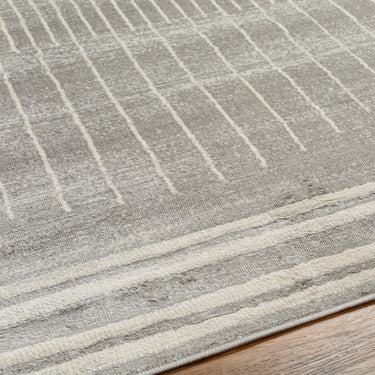 Floransa Geometric Modern Grey Rug