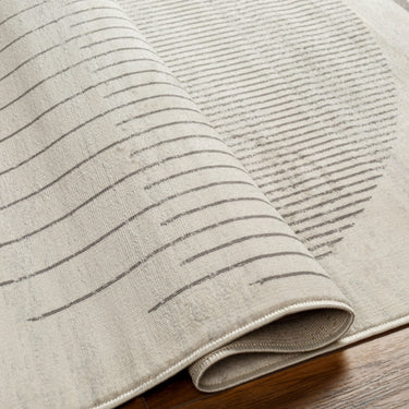 Floransa Geometric Modern Ivory Rug