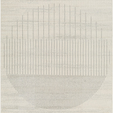 Floransa Geometric Modern Grey Rug