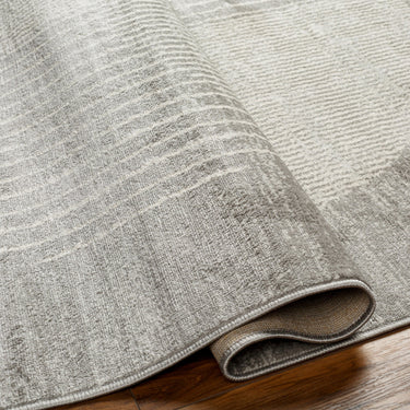 Floransa Geometric Modern Runner Grey