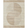 Floransa Geometric Modern Skandi Brown & Light Beige Rug - Design FSA2376 - Medium 120x170 cm (3'11'' x 5'7'')