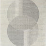 Floransa Geometric Modern Skandi Grey & Light Beige Rug - Design FSA2377 - Medium 120x170 cm (3'11'' x 5'7'')